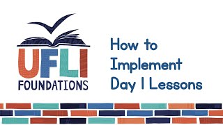 UFLI Foundations How to Implement Day 1 Lessons [upl. by Allebasi245]