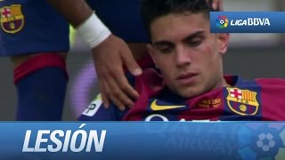 Lesión de Bartra por un codazo de Oriol Riera [upl. by Thetos568]