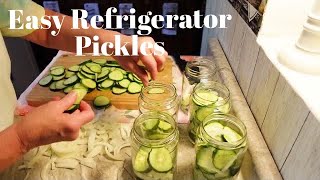 Easy Refrigerator Pickles  Sweet [upl. by Garvey]