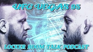 UFC Vegas 95 Tybura vs Spivac 2  The Locker Room Talk Podcast Episode 57 [upl. by Pik861]