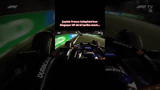 Colapintonun SingapurGPde ki harika startı f1 shortvideo williamsf1 colapinto reels [upl. by Havener]