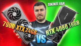 AMD BU SEFER BAŞARMAYA BAŞLADI  Sapphire RX 7900 XTX 24GB vs RTX 4080 16GB 🔴 [upl. by Parish]