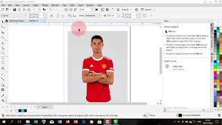 comment changer de fonds avec coreldraw [upl. by Rratsal]