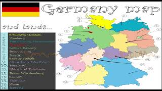 Lied über alle deutschen Bundesländer  Eine musikalische Reise durch Deutschland [upl. by Normi]