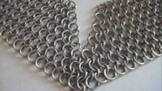 How To Make The Collar For A Chainmaille Shirt [upl. by Animar]