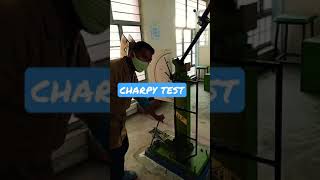 CHARPY AND IZOD IMPACT TEST IN MECHANICAL ENGINEERING LABORATORY [upl. by Yrallih]