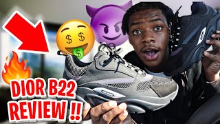 THE BEST DESIGNER SNEAKER DIOR B22  REVIEW  ON FEET [upl. by Somisareg]