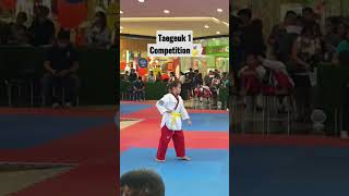 Taekwondo Poomsae Taegeuk 1 1st Competition [upl. by Accire464]