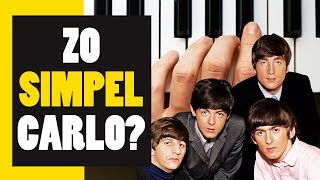 Beatles  keyboard  piano leren spelen zonder noten te lezen met 4 verschillende akkoorden [upl. by Evin]