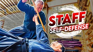 Jō Staff SelfDefense Techniques You Wanted to Learn BUT Its Useless [upl. by Divd563]