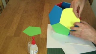 Large Paper Dodecahedron Tutorial [upl. by Arabeila]