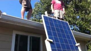 Solar Panel Ladder Hoist [upl. by Sacks481]