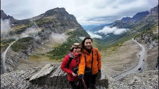 highline trail  glacier national park 글레이셔 국립공원 하이라인 트레일 하이킹 [upl. by Mihcaoj182]