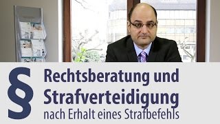 Strafbefehl  Rechtsanwalt  Heidelberg [upl. by Llemert]