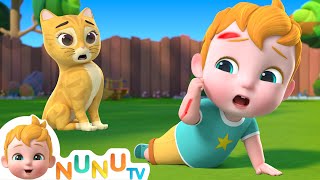 Boo Boo Song  Nursery Rhymes amp Kids Songs  NuNu Tv [upl. by Aliuqahs]