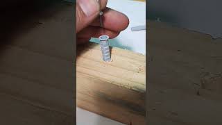 Sabias esta forma de poner un tarugos en una madera short woodworking tips diy homemade [upl. by Ennaylil]