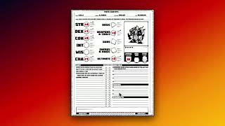 ICRPG Character Sheet for Game Masters GMs [upl. by Kashden]