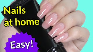 How to Do Nails at Home  3 ways  DIY fake nails no acrylic [upl. by Onivla]