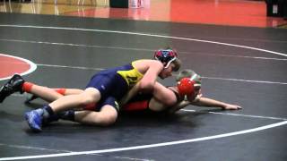 2015 Corry Beavers Wrestling  Derek Hurd vs Saegertown [upl. by Aros875]