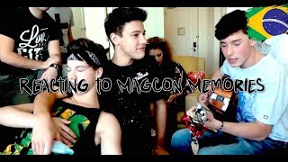 REACTING TO MAGCON MEMORIES  Matthew Espinosa Legendado PTBR [upl. by Adamec963]