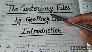 INTRODUCTION TO CANTERBURY TALES BY CHAUCER  DESCRIBED IN HINDI [upl. by Durning]