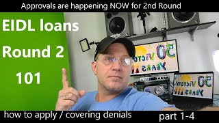 💰EIDL Round 2 Loans NOW 💰 How to get approved instructions 101  the SBA process [upl. by Moss]