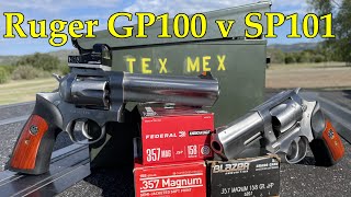 Ruger GP100 VS SP101 – Review and Range Time [upl. by Nehr]