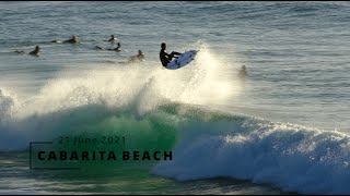 Above the Lip Surfing at Cabarita Beach  Monday 21 June 2021 [upl. by Putscher]