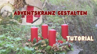 Adventskranz Tutorial [upl. by Anilehs]