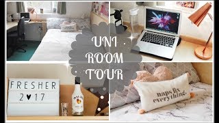 FIRST YEAR UNI ROOM TOUR  Loughborough University [upl. by Lacey674]