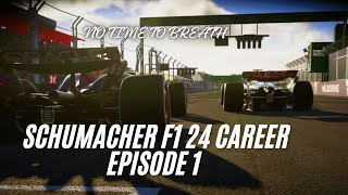 DRS ERS Fights mit Verstappen SCHUMACHER CAREER MODE  F1 24 10 Race SEASON  AUSTRALIEN [upl. by Mccready61]