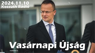 Szijjártó Péter volt a Vasárnapi újság vendége a Kossuth Rádióban [upl. by Grim]