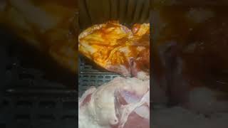 Starting the BBQ veal in the air fryer [upl. by Acsicnarf345]