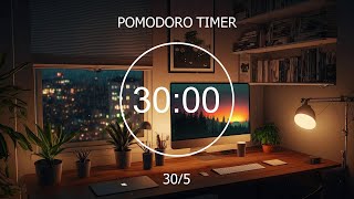 305 Pomodoro Timer 📚 Chill Lofi Hip Hop Mix for Study Work amp Relaxation  Focus Station [upl. by Cristal]