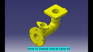 CATIA V5 EXERCISE TUTORIAL catia3dmodelling catiav5 3ddesign automobile 3dprinting [upl. by Nylekoorb]