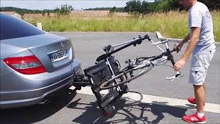 Thule EasyFold XT mise en place et retrait velo [upl. by Walworth]