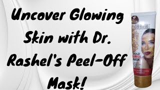 Dr Rashel peel off mask  Honest Review  Remove black heads [upl. by Penni]