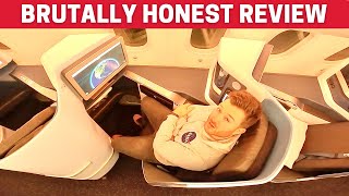 BRUTALLY HONEST Flying KLM’s NEW Business Class to Amsterdam [upl. by Kleper854]