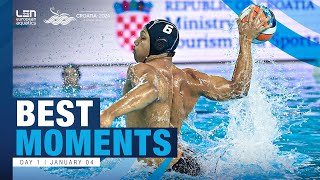 Kragic Kakaris and More  Men’s Best Moments Day 1  European Water Polo Championships 2024 [upl. by Rigby]