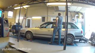 Audi C4 Quattro OM606 Turbo  Compressor Dyno 280hp [upl. by Kirsten]