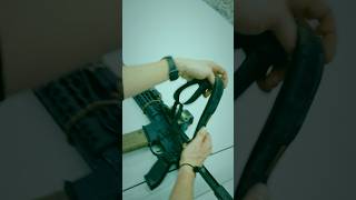 How To Fold A Sling To The Rifle So You Can Still Shoot [upl. by Ambrosine126]