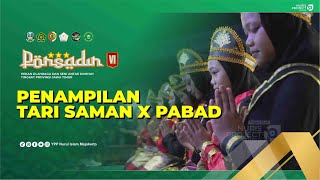 PENAMPILAN TARI SAMAN  PEMBUKAAN PORSADIN VI PROVINSI JATIM TAHUN 2024 [upl. by Beverley]