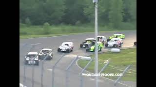 Airborne Speedway Plattsburgh NY July 3 2013 Dirt Modifieds Renegades and More [upl. by Yrok]