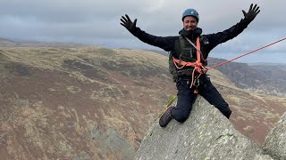 Pinnacle ridge grade 3 scramble and crux climb [upl. by Jacey304]