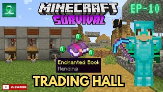 I Built the PERFECT Villager Trading Hall in Minecraft EP 10  Lisss Gaming தமிழ் [upl. by Werdnael839]