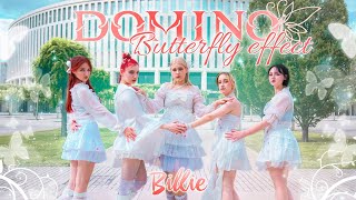 KPOP IN PUBLIC  ONE TAKE Billlie  DOMINO ～ butterfly effect  Dance Cover by Famous Family [upl. by Sairtemed]