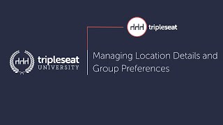 Managing Location Details and Group Preferences Level 3  TSU [upl. by Nosac]