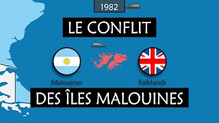 Les Îles Falkland  Malouines  Le conflit entre le RoyaumeUni et lArgentine résumé sur cartes [upl. by Airekat]