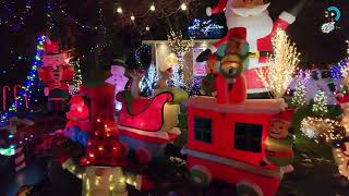 The Best Christmas Lights Decoration  Ontario  Santa Claus [upl. by Calondra353]