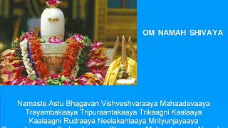 Powerful Shiva Chant  Namaste Astu Bhagavan 108 Times [upl. by Crissy783]